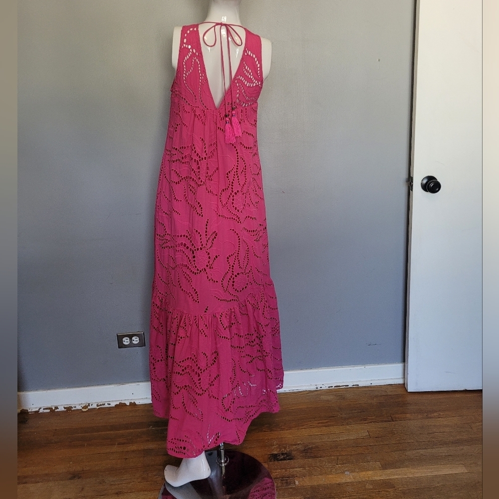Anthropologie Maeve Belrose Eyelet Maxi, VGUC, Size XS - Picture 4 of 8
